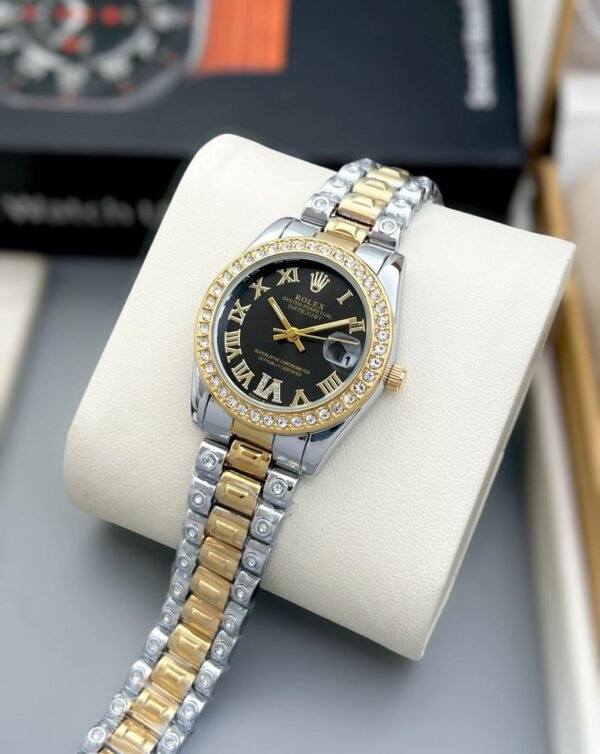 Rolex Bezel Watch – Two-Tone Elegance Collection