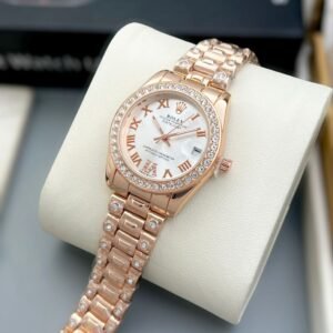 Rolex Datejust Diamond Bezel Watch – Rose Gold Edition